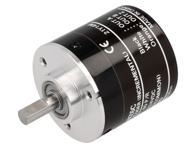 Encoder: incrementeel; Uvoed: 5÷24VDC; 60pulsen/omwenteling; IP50 Encoder: incrementeel; Uvoed: 5÷24VDC; 60pulsen/omwenteling; IP50